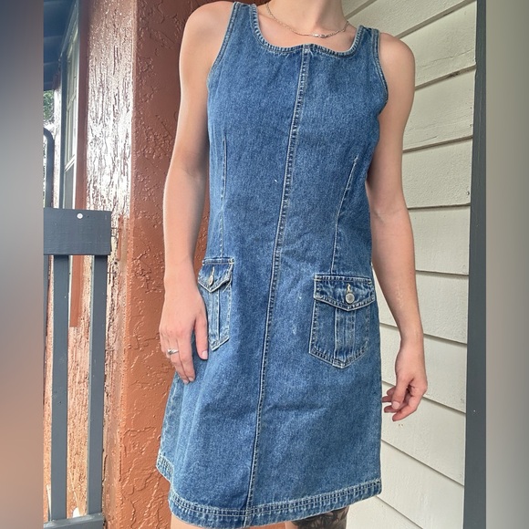 American Vintage Denim Soft Girl Boho Hippie Western Festival Summer Fall - Picture 1 of 3